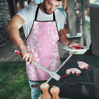 Puakenikeni and Maile Lei Apron Pink Double Strand Lei - Polynesian Pride