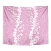 Puakenikeni and Maile Lei Tapestry Pink Double Strand Lei LT9 - Polynesian Pride