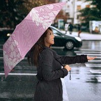 Puakenikeni and Maile Lei Umbrella Pink Double Strand Lei LT9 - Polynesian Pride