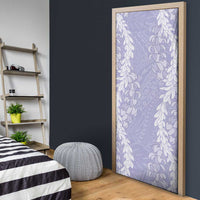 Puakenikeni and Maile Lei Door Cover Purple Double Strand Lei LT9 - Polynesian Pride