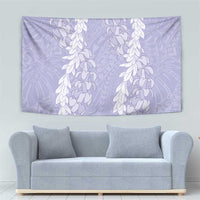 Puakenikeni and Maile Lei Tapestry Purple Double Strand Lei LT9 - Polynesian Pride