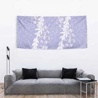 Puakenikeni and Maile Lei Tapestry Purple Double Strand Lei LT9 - Polynesian Pride