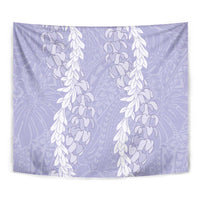 Puakenikeni and Maile Lei Tapestry Purple Double Strand Lei LT9 - Polynesian Pride