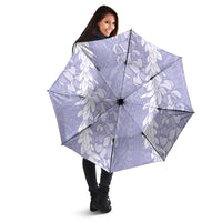 Puakenikeni and Maile Lei Umbrella Purple Double Strand Lei LT9 - Polynesian Pride