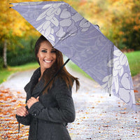 Puakenikeni and Maile Lei Umbrella Purple Double Strand Lei LT9 - Polynesian Pride