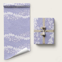 Puakenikeni and Maile Lei Wrapping Paper Purple Double Strand Lei - Polynesian Pride