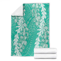 Puakenikeni and Maile Lei Blanket Sage Green Double Strand Lei