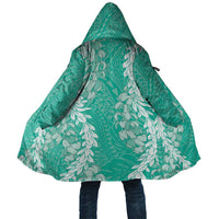 Puakenikeni and Maile Lei Cloak Sage Green Double Strand Lei - Polynesian Pride