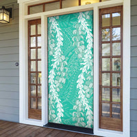 Puakenikeni and Maile Lei Door Cover Sage Green Double Strand Lei LT9 - Polynesian Pride