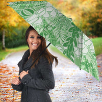 Green Puakenikeni and Maile Lei Umbrella Hawaiian Style Tribal Tapa Double Strand Lei LT9 - Polynesian Pride