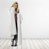 Vintage Puakenikeni and Maile Lei Hooded Blanket Hawaiian Style Tribal Tapa Double Strand Lei