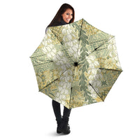 Vintage Puakenikeni and Maile Lei Umbrella Hawaiian Style Tribal Tapa Double Strand Lei LT9 - Polynesian Pride
