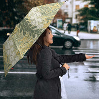 Vintage Puakenikeni and Maile Lei Umbrella Hawaiian Style Tribal Tapa Double Strand Lei LT9 - Polynesian Pride