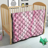 Pink Puakenikeni and Maile Lei Quilt Hawaiian Style Tribal Tapa Double Strand Lei