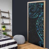 New Zealand Matariki Door Cover Galaxy Maori Tribal Tattoo - Polynesian Pride