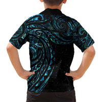 New Zealand Tribal Tattoo Kid Hawaiian Shirt With Matariki Art LT9 - Polynesian Pride