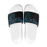 New Zealand Matariki Slide Sandals Galaxy Maori Tribal Tattoo LT9 Galaxy - Polynesian Pride