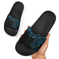 New Zealand Matariki Slide Sandals Galaxy Maori Tribal Tattoo LT9 - Polynesian Pride