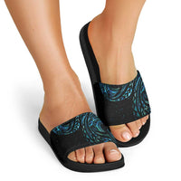 New Zealand Matariki Slide Sandals Galaxy Maori Tribal Tattoo LT9 - Polynesian Pride