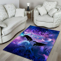 I Love You In Every Universe Personalised Area Rug Polynesian Pattern Galaxy Style LT9 - Polynesian Pride