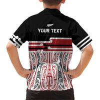 Personalised Toitu Te Tiriti Aotearoa 1840 Hawaiian Shirt Red Kowhaiwhai Puhoro LT9 - Polynesian Pride
