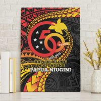 Papua New Guinea Tribal Tattoo Canvas Wall Art 50th Independence Anniversary