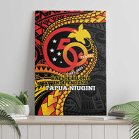 Papua New Guinea Tribal Tattoo Canvas Wall Art 50th Independence Anniversary