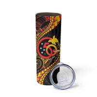 Papua New Guinea Tribal Tattoo Skinny Tumbler 50th Independence Anniversary