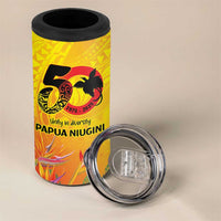 Papua New Guinea Unity in Diversity 4 in 1 Can Cooler Tumbler 50th Indipendens Papua Niugini