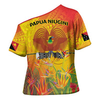 Papua New Guinea Unity in Diversity Cross Shoulder Shirt 50th Indipendens Papua Niugini LT9 - Polynesian Pride