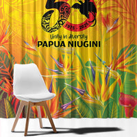 Papua New Guinea Unity in Diversity Window Curtain 50th Indipendens Papua Niugini