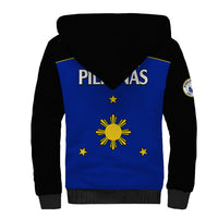 Philippines Concept Home Football Sherpa Hoodie Pilipinas Flag Black Style 2023 LT9 - Polynesian Pride