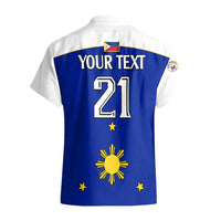 (Custom Text And Number) Philippines Concept Home Football Hawaiian Shirt Pilipinas Flag White Style 2023 LT9 - Polynesian Pride