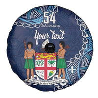 Personalised Fiji 54th Anniversary Spare Tire Cover Siga Ni Bula Galala Marautaki O Viti LT9