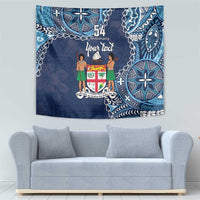 Personalised Fiji 54th Anniversary Tapestry Siga Ni Bula Galala Marautaki O Viti LT9
