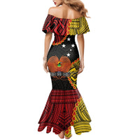 Personalised Papua New Guinea 49th Anniversary Mermaid Dress Hapi De bilong Indipendens Papua Niugini LT9 - Polynesian Pride