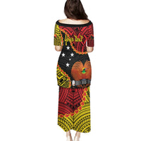 Personalised Papua New Guinea 49th Anniversary Puletasi Hapi De bilong Indipendens Papua Niugini LT9 - Polynesian Pride