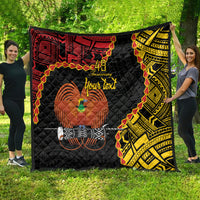 Personalised Papua New Guinea 49th Anniversary Quilt Hapi De bilong Indipendens Papua Niugini