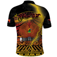 Personalised Papua New Guinea 49th Anniversary Polo Shirt Bird of Paradise Unity In Diversity LT9 - Polynesian Pride