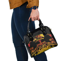 Personalised Papua New Guinea 49th Anniversary Shoulder Handbag Bird of Paradise Unity In Diversity