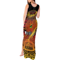 Personalised Papua New Guinea 49th Anniversary Tank Maxi Dress Bird of Paradise Unity In Diversity LT9 - Polynesian Pride