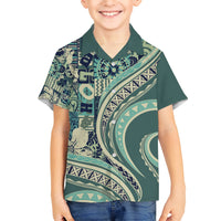 Hawaiian Hibiscus Tribal Vintage Motif Hawaiian Shirt Ver 1