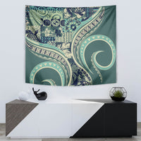 Hawaiian Hibiscus Tribal Vintage Motif Tapestry Ver 1 LT9 - Polynesian Pride