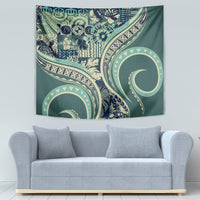 Hawaiian Hibiscus Tribal Vintage Motif Tapestry Ver 1 LT9 - Polynesian Pride