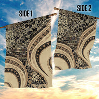 Hawaiian Hibiscus Tribal Vintage Motif Garden Flag Ver 2