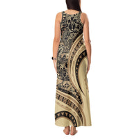 Hawaiian Hibiscus Tribal Vintage Motif Tank Maxi Dress Ver 2 LT9 - Polynesian Pride