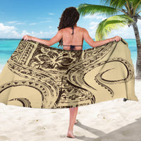 Hawaiian Hibiscus Tribal Vintage Motif Sarong Ver 3 LT9 - Polynesian Pride