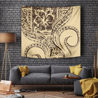 Hawaiian Hibiscus Tribal Vintage Motif Tapestry Ver 3 LT9 - Polynesian Pride