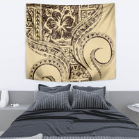 Hawaiian Hibiscus Tribal Vintage Motif Tapestry Ver 3 LT9 - Polynesian Pride