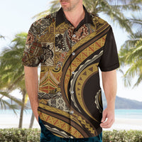 Hawaiian Hibiscus Tribal Vintage Motif Hawaiian Shirt Ver 4 LT9 - Polynesian Pride